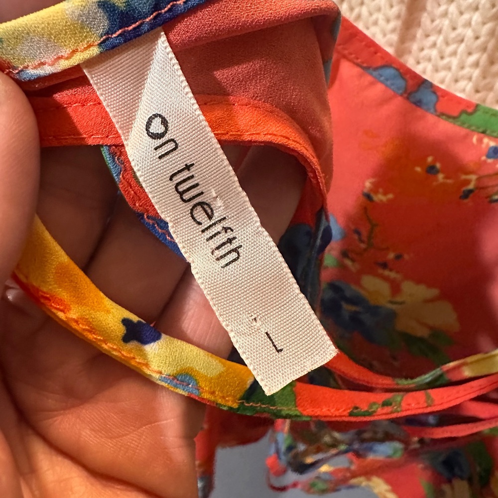 On Twelfth Floral Tank